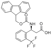 CAS 登录号：507472-19-7， 芴甲氧羰基-(S)-3-氨基-3-(2-三氟甲基-苯基)-丙酸
