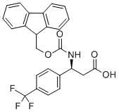 CAS 登录号：507472-21-1， 芴甲氧羰基-(S)-3-氨基-3-(4-三氟甲基-苯基)-丙酸