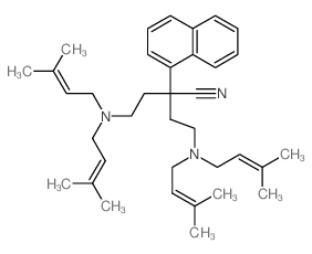 CAS#: 50765-82-7, alpha,alpha-Bis[2-[Bis(3-Methyl-2-Butenyl)Amino]Ethyl]-1-Naphthaleneacetonitrile