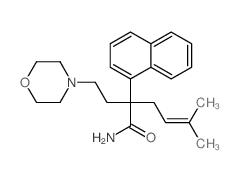 CAS 登录号:50765-92-9, alpha-(3-甲基-2-丁烯基)-alpha-(1-萘基)-4-吗啉丁酰胺