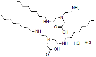 CAS 登录号：50808-48-5， N-(2-氨基乙基)-N-(2-(辛基氨基)乙基)甘氨酸单盐酸盐与 N,N-二(2-(辛基氨基)乙基)甘氨酸单盐酸盐混合物