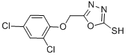 CAS#: 50848-29-8, 5-[(2,4-Dichlorophenoxy)Methyl]-1,3,4-Oxadiazole-2-Thiol