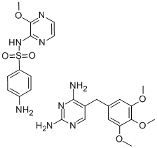 CAS 登录号：50933-06-7， 磺胺林与甲氧苄啶混合物