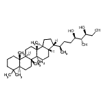 CAS 登录号：51024-98-7， (2S,3R,4R,7R)-7-[(3R,3aS,5aR,5bR,7aS,11aS,11bR,13aR,13bS)-5A,5B,8,8,11A,13B-六甲基二十氢-1H-环戊二烯并[a]屈-3-基]-1,2,3,4-辛烷四醇
