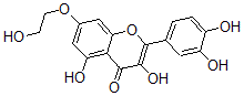 CAS 登录号：51031-80-2， 7-O-(beta-羟基乙基)槲皮素