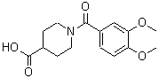 CAS#: 510739-78-3, 1-(3,4-Dimethoxybenzoyl)-4-Piperidinecarboxylic Acid