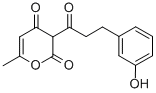 CAS#: 51089-21-5, 3-[3-(3-Hydroxyphenyl)propanoyl]-6-methylpyran-2,4-dione