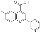 CAS 登录号：5110-02-1， 6-甲基-2-吡啶-3-基喹啉-4-羧酸