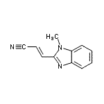 CAS#: 51100-90-4, (2E)-3-(1-Methyl-1H-Benzimidazol-2-Yl)Acrylonitrile