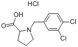 CAS 登录号：511544-19-7， 1-(3,4-二氯-苄基)-吡咯烷-2-羧酸盐酸盐