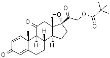 CAS#: 51192-49-5, 17,21-Dihydroxypregna-1,4-Diene-3,11,20-Trione 21-Pivalate