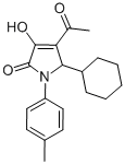 CAS#: 512176-53-3, 4-Acetyl-5-Cyclohexyl-1,5-Dihydro-3-Hydroxy-1-(4-Methylphenyl)-2H-Pyrrol-2-One