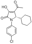 CAS 登录号：512178-18-6， (5S)-4-乙酰基-1-(4-氯苯基)-5-环己基-1,5-二氢-3-羟基-2H-吡咯-2-酮