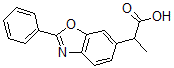 CAS#: 51234-58-3, alpha-Methyl-2-Phenyl-6-Benzoxazoleacetic Acid