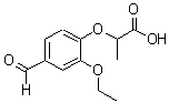 CAS#: 51264-80-3, 2-(2-Ethoxy-4-Formylphenoxy)Propanoic Acid