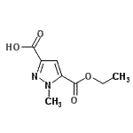 CAS#: 512809-16-4, 5-(Ethoxycarbonyl)-1-Methyl-1H-Pyrazole-3-Carboxylic Acid