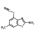 CAS#: 51335-54-7, 2-Amino-6-Methyl-1,3-Benzothiazol-4-Yl Thiocyanate