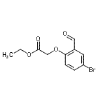 CAS 登录号：51336-47-1， 乙基(4-溴-2-甲酰基苯氧基)乙酸酯