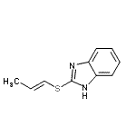 CAS#: 51388-95-5, 2-[(1E)-1-Propen-1-Ylsulfanyl]-1H-Benzimidazole
