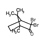 CAS#: 514-12-5, 3,3-Dibromo-1,7,7-Trimethylbicyclo[2.2.1]Heptan-2-One