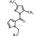 CAS#: 514816-50-3, (3,5-Dimethyl-1H-Pyrazol-1-Yl)(1-Ethyl-1H-Pyrazol-5-Yl)Methanone