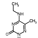 CAS 登录号：515116-39-9， 5-(乙基氨基)-6-甲基-1,2,4-三嗪-3(2H)-酮