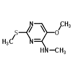 CAS#: 515824-59-6, 5-Methoxy-N-Methyl-2-Methylsulfanyl-Pyrimidin-4-Amine
