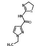 CAS#: 515829-91-1, N-(4,5-Dihydro-1,3-Thiazol-2-Yl)-1-Ethyl-1H-Pyrazole-3-Carboxamide