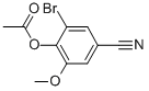 CAS 登录号：515847-71-9， 2-溴-4-氰基-6-甲氧基苯基乙酸酯