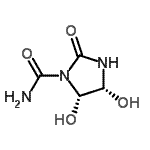 CAS 登录号：51628-32-1， (4R,5S)-4,5-二羟基-2-氧代-1-咪唑烷甲酰胺
