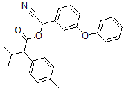 CAS#: 51630-53-6, 4-Methyl-alpha-(1-Methylethyl)Benzeneacetic Acid Cyano(3-Phenoxyphenyl)Methyl Ester