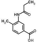 CAS#: 516470-29-4, 4-Methyl-3-(Propionylamino)Benzoic Acid