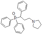 CAS#: 51713-15-6, Diphenyl[alpha-[2-(1-Pyrrolidinyl)Ethyl]Benzyl]Phosphine Oxide
