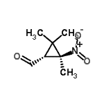 CAS#: 518352-35-7, (1R,3S)-2,2,3-Trimethyl-3-Nitrocyclopropanecarbaldehyde