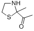 CAS 登录号：51859-53-1， 1-(2-甲基-2-噻唑烷基)-乙酮