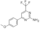 CAS 登录号：519056-51-0， 4-(4-甲氧基苯基)-6-(三氟甲基)嘧啶-2-胺