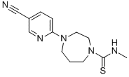 CAS#: 519056-55-4, 4-(5-Cyanopyridin-2-Yl)-N-Methyl-1,4-Diazepane-1-Carbothioamide