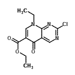 CAS 登录号：51940-33-1， 乙基2-氯-8-乙基-5-氧代-5,8-二氢吡啶并[2,3-d]嘧啶-6-羧酸酯