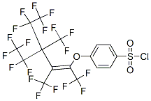 CAS#: 51947-19-4, 4-[[4,4,5,5,5-Pentafluoro-3-(Pentafluoroethyl)-1,2,3-Tris(Trifluoromethyl)Pent-1-Enyl]Oxy]Benzenesulphonyl Chloride
