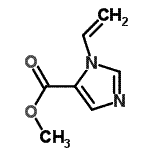 CAS 登录号：52039-64-2， 甲基1-乙烯基-1H-咪唑-5-羧酸酯