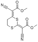 CAS 登录号：52046-75-0， 2,2-(1,3-二噻烷-2,4-二亚基)-二-(氰基乙酸)二甲基酯