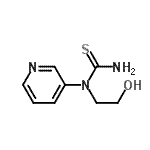 CAS 登录号：52054-88-3， 1-(2-羟基乙基)-1-(3-吡啶基)硫脲