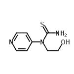 CAS 登录号：52055-07-9， 1-(2-羟基乙基)-1-(4-吡啶基)硫脲