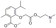 CAS#: 52073-09-3, (6-Isopropyl-2-Methoxycarbonyl-3-Methylphenoxy)Acetic Acid 2-(Dimethylamino)Ethyl Ester