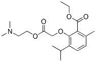 CAS#: 52073-13-9, (2-Ethoxycarbonyl-6-Isopropyl-3-Methylphenoxy)Acetic Acid 2-(Dimethylamino)Ethyl Ester