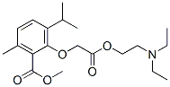 CAS#: 52073-15-1, (6-Isopropyl-2-Methoxycarbonyl-3-Methylphenoxy)Acetic Acid 2-(Diethylamino)Ethyl Ester