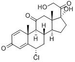 CAS 登录号：52080-57-6， 氯泼尼松