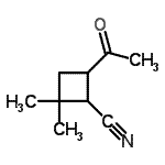 CAS#: 52113-91-4, 4-Acetyl-2,2-Dimethylcyclobutanecarbonitrile
