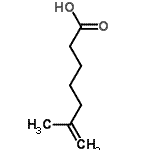 CAS 登录号：5212-67-9， 6-甲基-6-庚烯酸