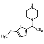 CAS#: 521264-73-3, 1-[1-(5-Ethyl-2-Thienyl)Ethyl]Piperazine